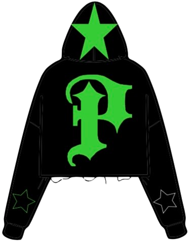 PIEM "Stuck" cropped and distressed hoodies