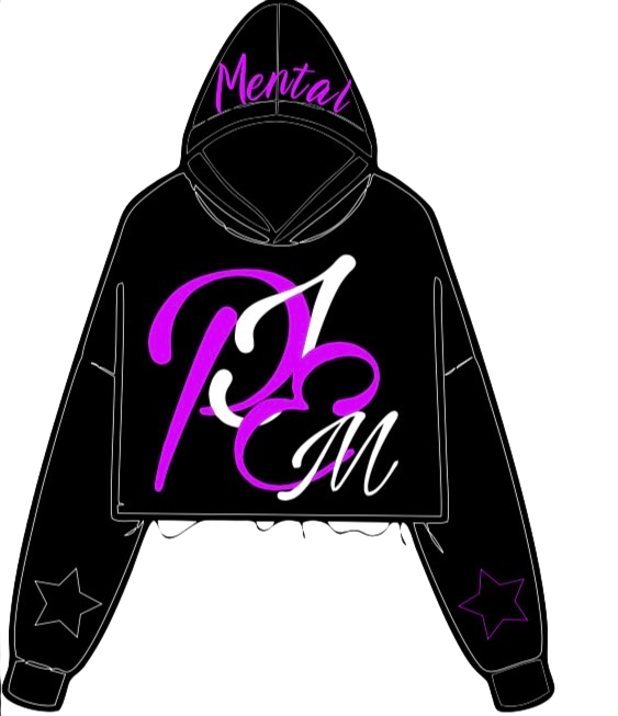 PIEM "Stuck" cropped and distressed hoodies
