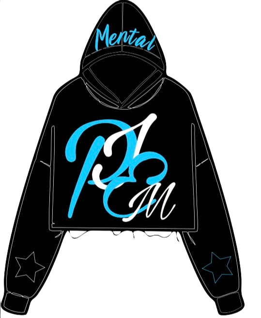 PIEM "Stuck" cropped and distressed hoodies
