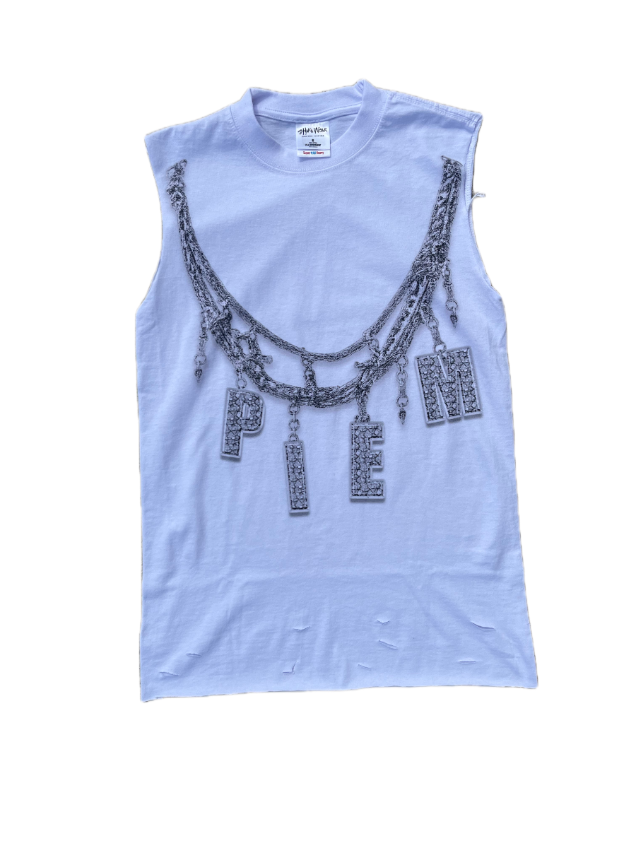 PIEM "NO MOISSA" SLEEVELESS T'S
