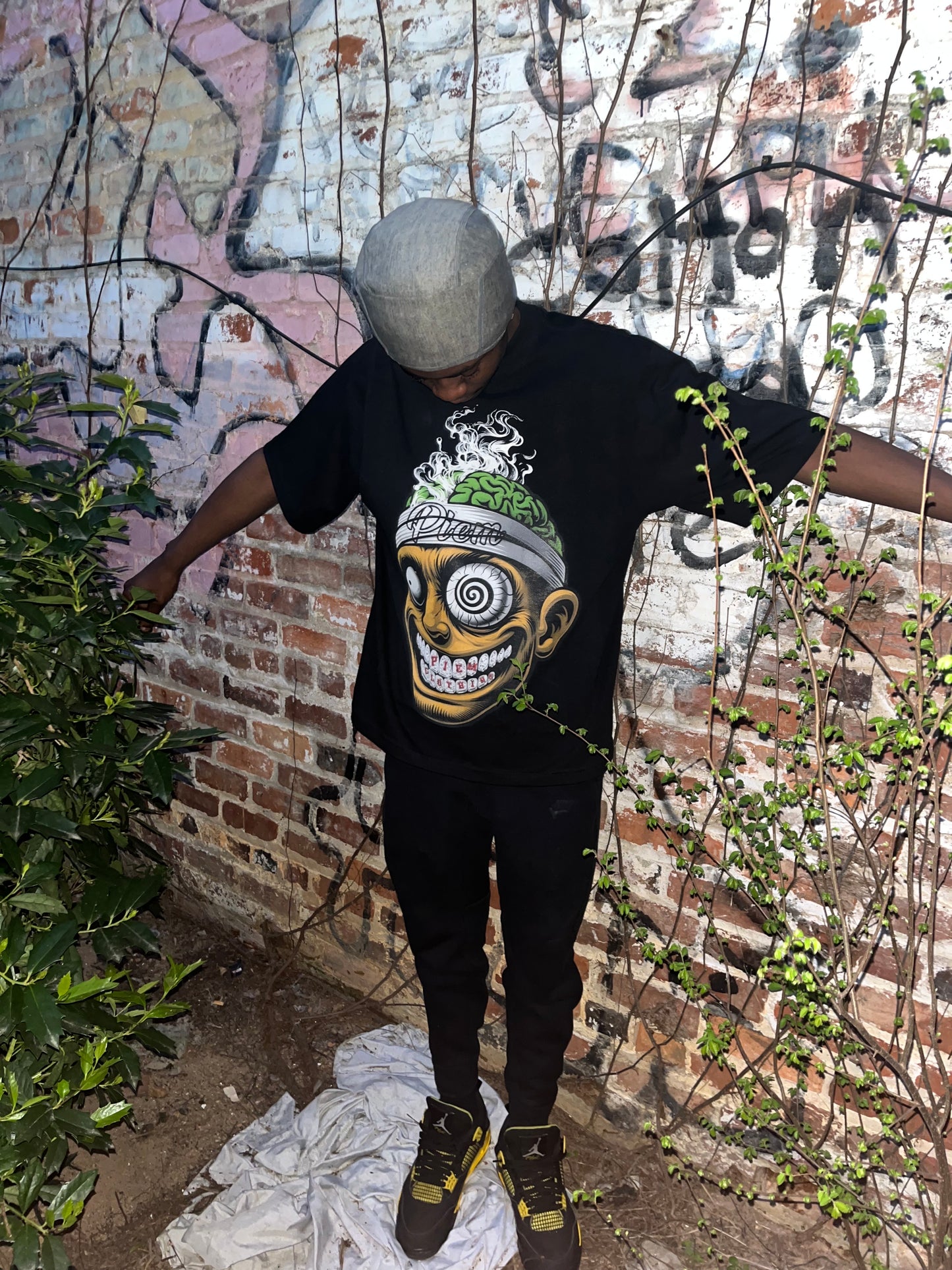 PIEM "crazy man" oversized short sleeve T shirt